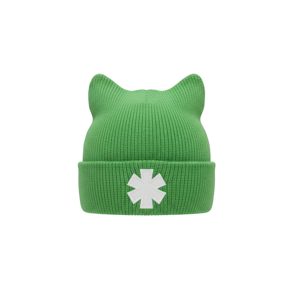 M0LLYW0RLD GREEN BEANIE